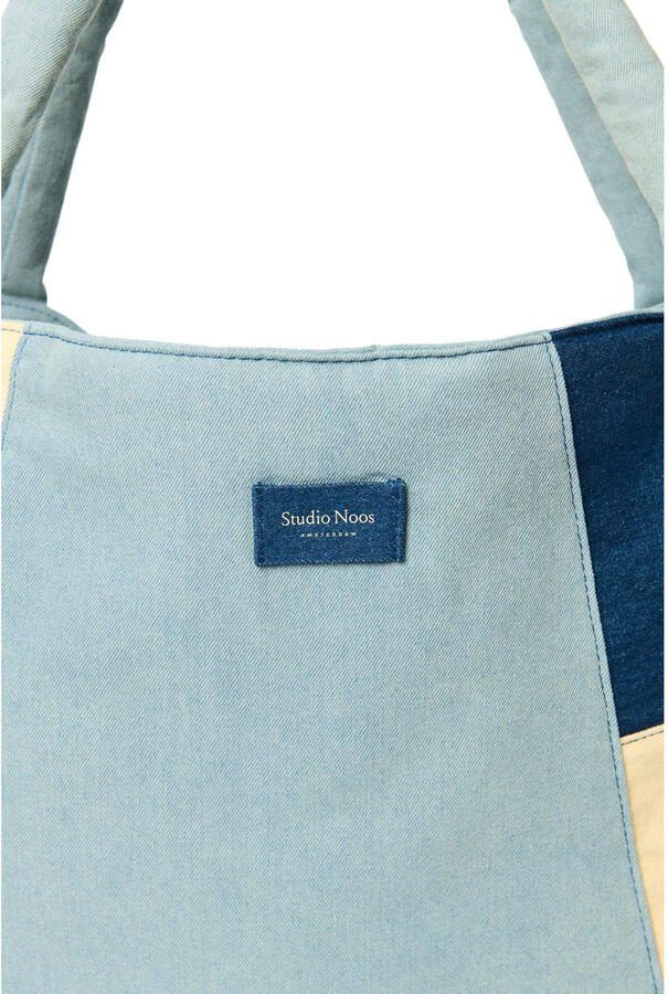 Studio Noos luiertas Denim Patchwork Mom Bag blauw - Foto 2