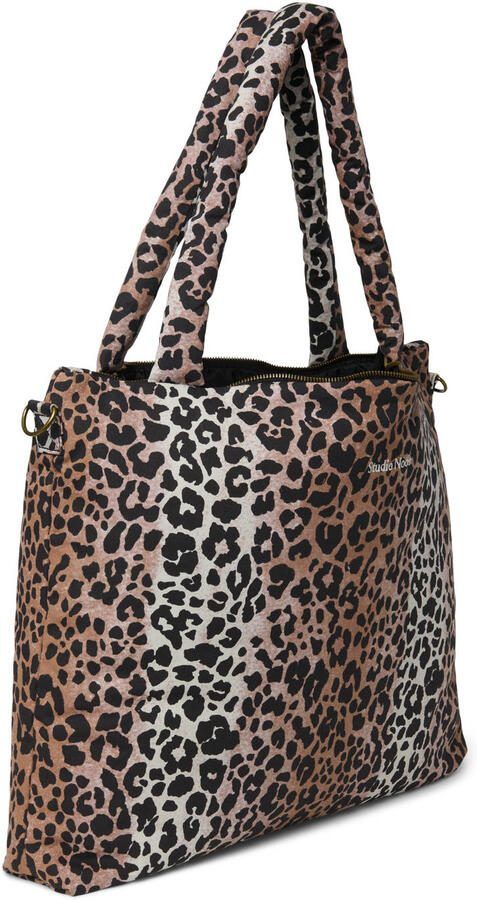 Studio Noos luiertas Hazel Soft Cotton Leopard Diaper Bag bruin