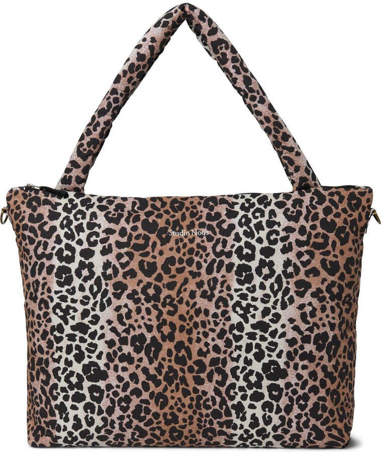 Studio Noos luiertas Hazel Soft Cotton Leopard Diaper Bag bruin - Foto 3