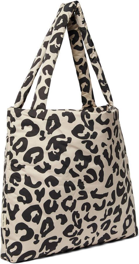 Studio Noos luiertas Holy Cow Puffy Mom Bag ecru zwart All over print - Foto 3