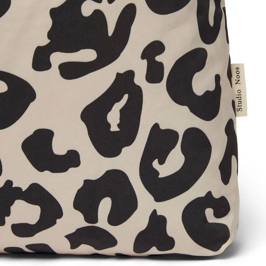 Studio Noos luiertas Holy Cow Puffy Mom Bag ecru zwart All over print - Foto 2