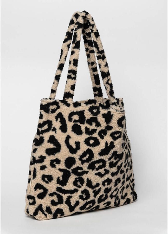 Studio Noos luiertas Holy Cow Teddy Mom Bag ecru zwart All over print - Foto 2