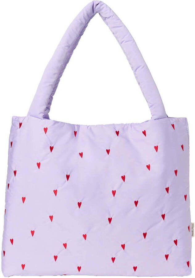 Studio Noos luiertas Puffy Hearts Mom Bag paars