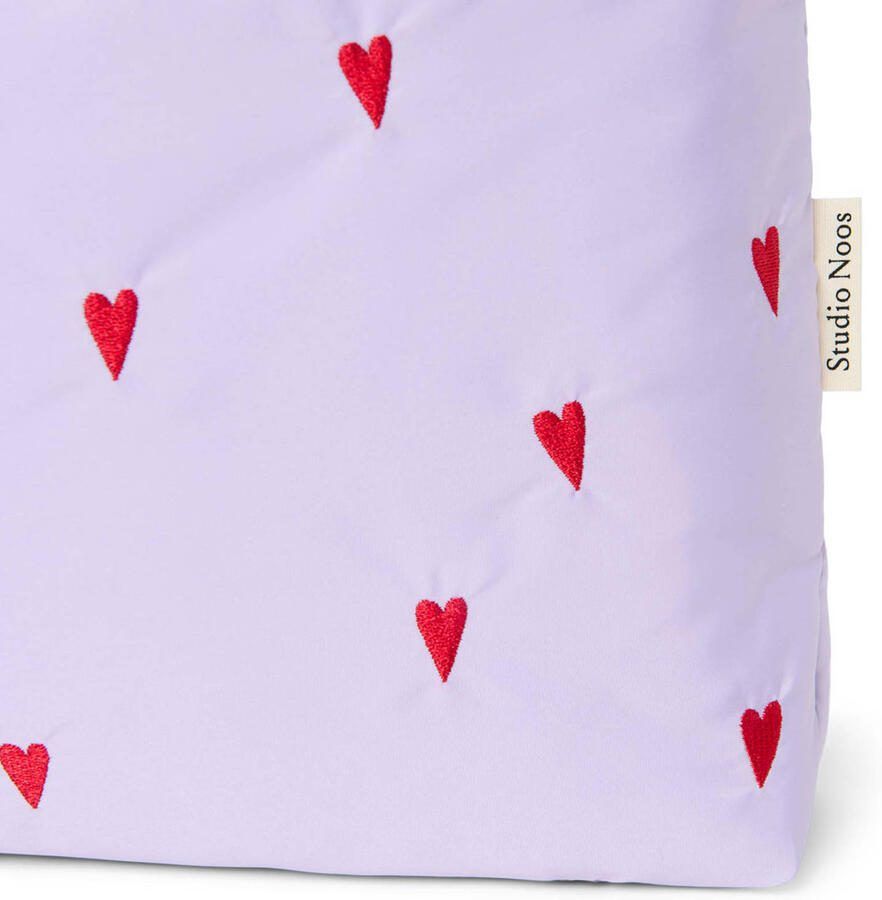 Studio Noos luiertas Puffy Hearts Mom Bag paars - Foto 2