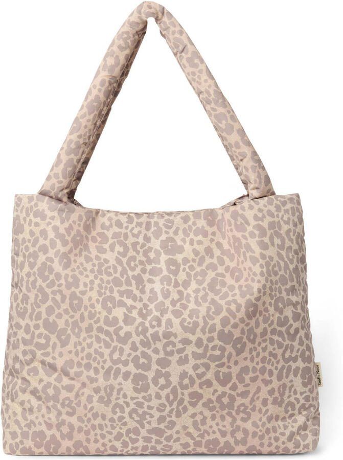 Studio Noos luiertas Puffy Leopard Mom Bag beige
