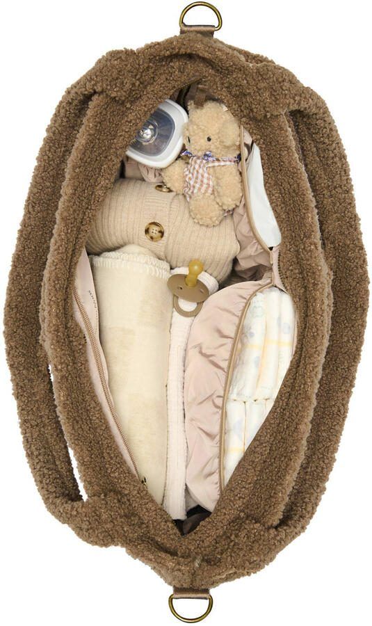 Studio Noos luiertas Teddy Hearts Diaper Bag bruin - Foto 2