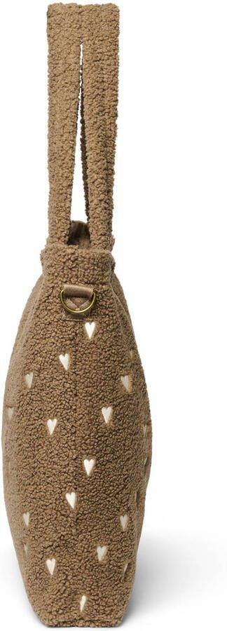 Studio Noos luiertas Teddy Hearts Diaper Bag bruin - Foto 3