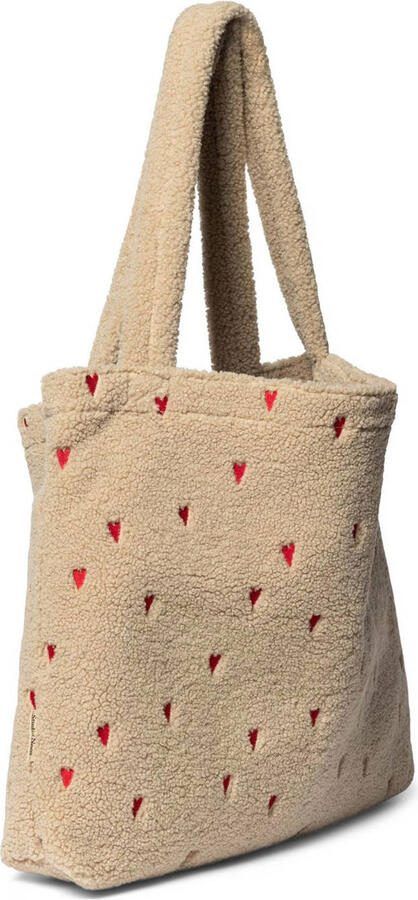 Studio Noos luiertas Teddy Hearts Mom Bag ecru - Foto 2