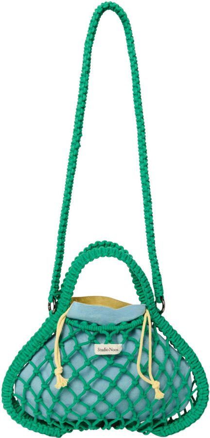 Studio Noos reversible crossbody tas Macrame Mini groen - Foto 3