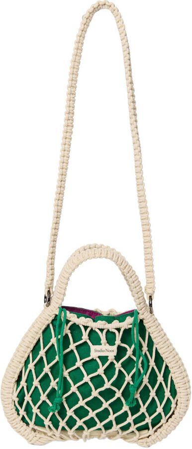 Studio Noos reversible crossbody tas Macrame Mini naturel - Foto 3