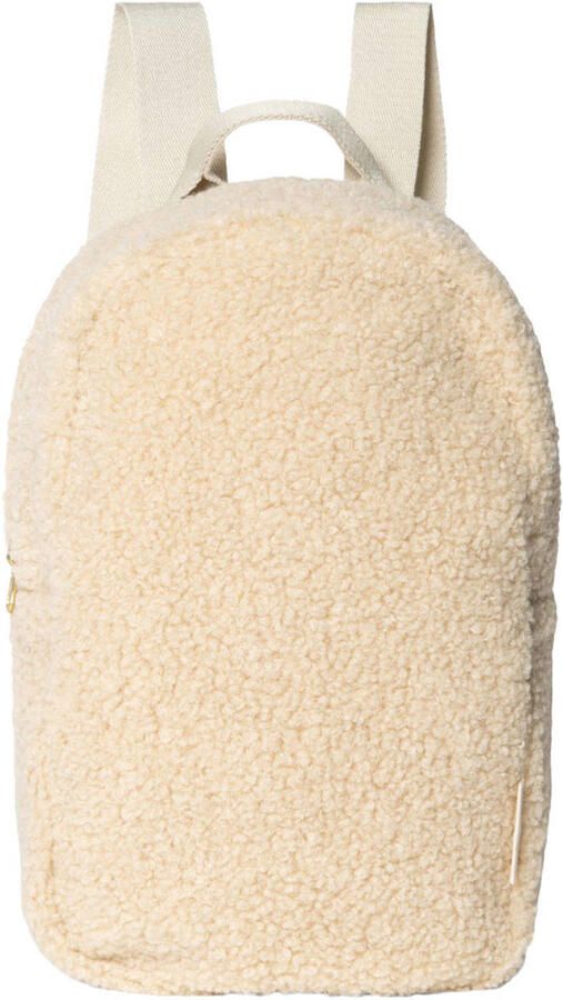 Studio Noos Rugzak Ecru teddy mini rugzak voor ers zacht praktisch - Foto 3