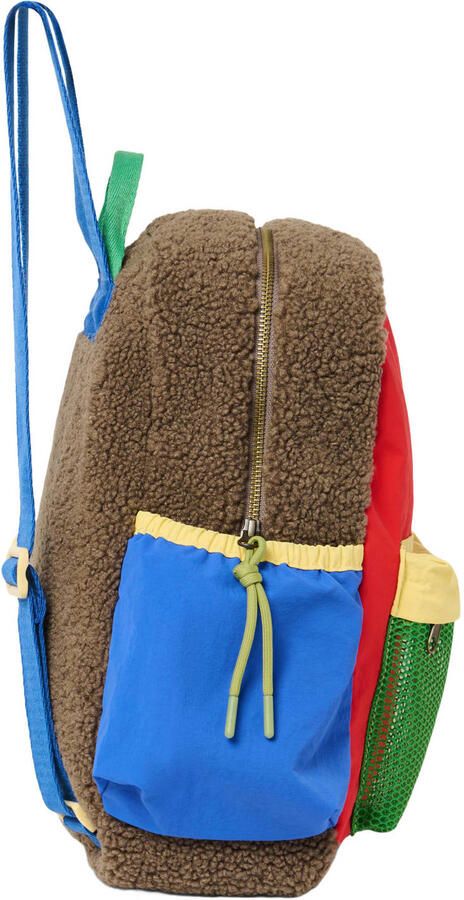 Studio Noos teddy rugzak blauw rood groen - Foto 3