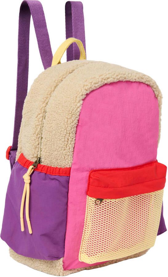 Studio Noos teddy rugzak paars roze rood - Foto 2