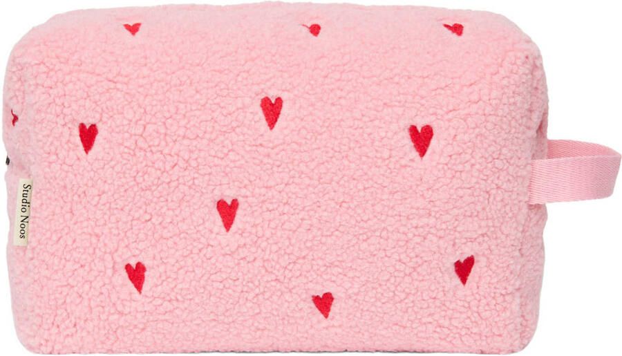 Studio Noos toilettas Teddy Hearts roze