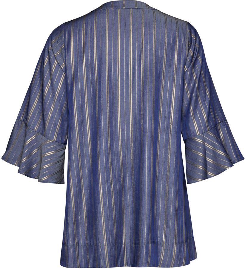 STUDIO gestreepte blouse Plus Size blauw - Foto 2