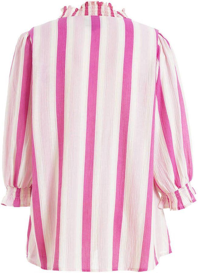 STUDIO gestreepte top roze - Foto 2