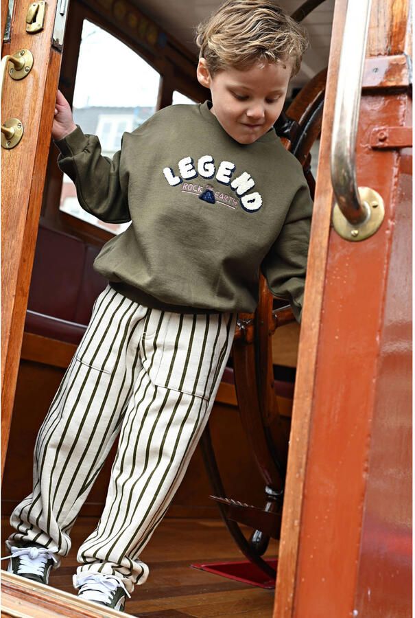 Sturdy casual broek Rock the Earth beige army - Foto 2