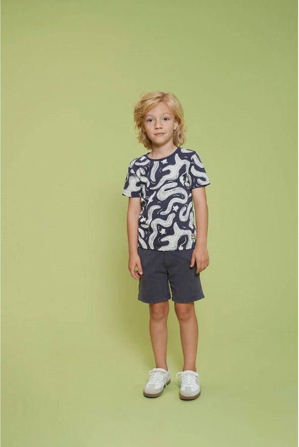 Sturdy casual short Lagoon Legends donkerblauw