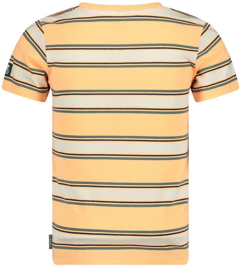 Sturdy gestreept T-shirt Lagoon Legends neon oranje - Foto 2