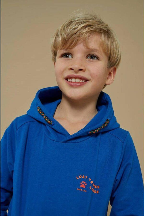 Sturdy hoodie blauw Chasing trails - Foto 3