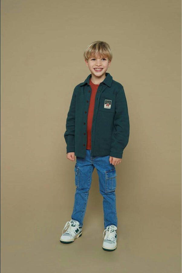 Sturdy overshirt blauwgroen Chasing trails - Foto 3