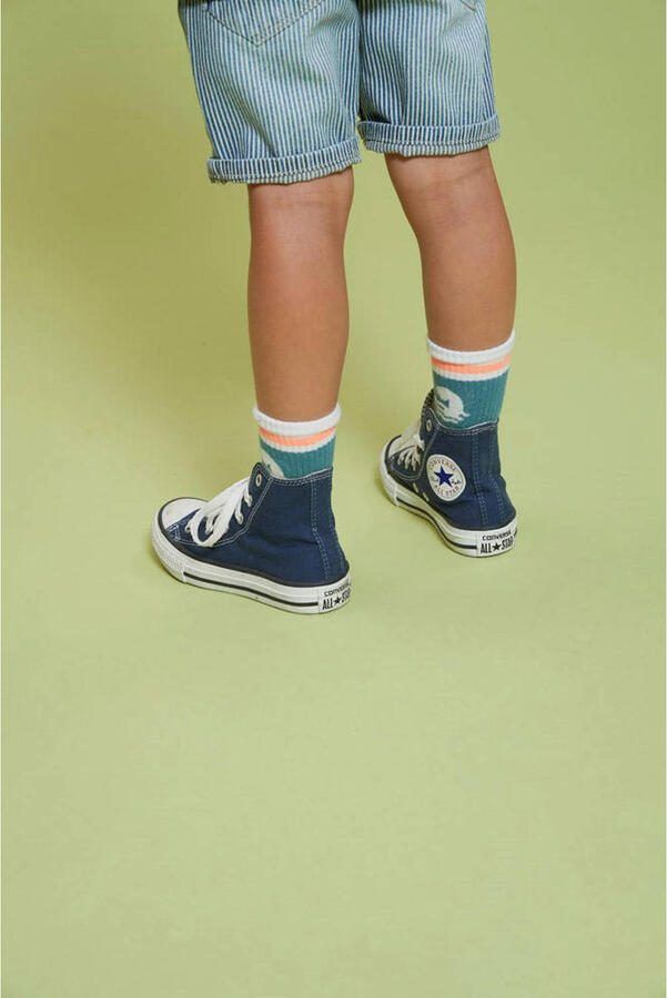 Sturdy sokken Lagoon Legends wit oranje zeegroen