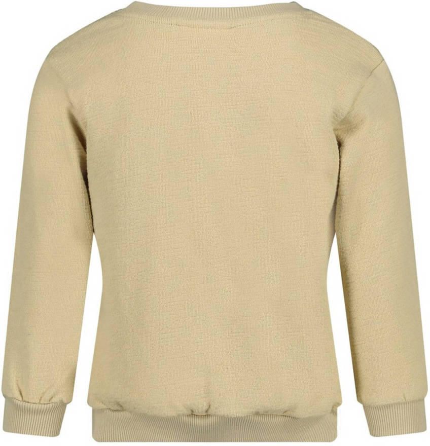 Sturdy sweater beige oranje Chasing trails - Foto 2