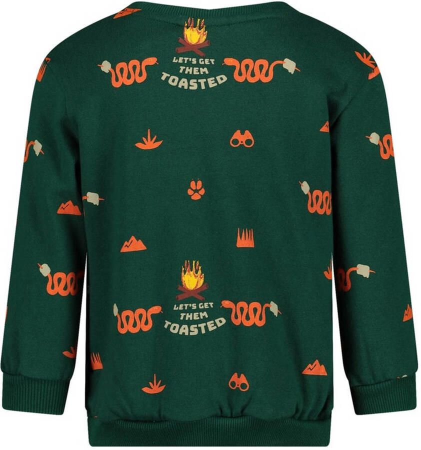 Sturdy sweater groen Chasing trails - Foto 2