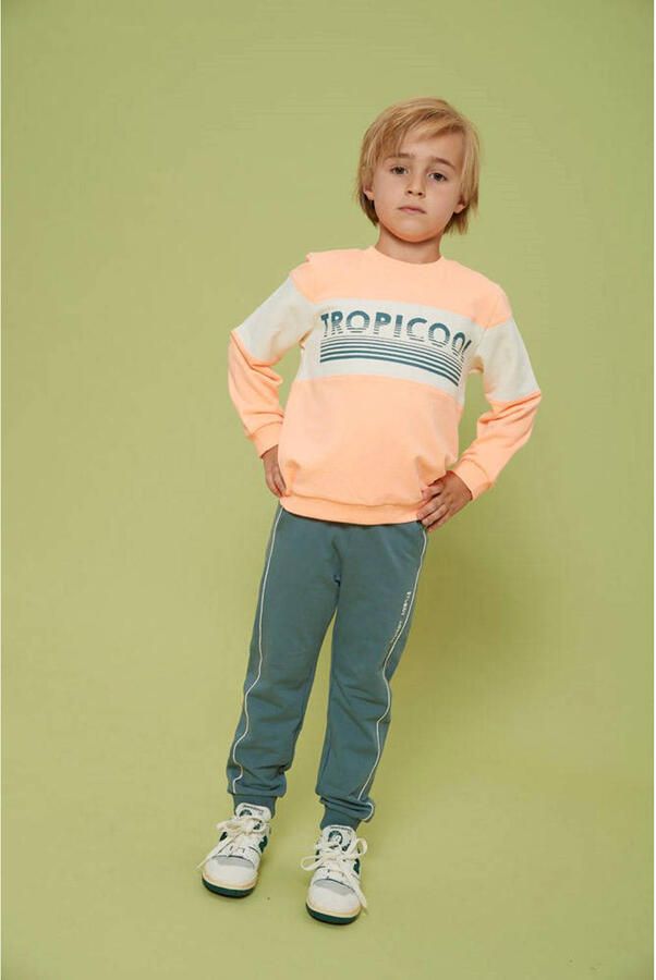 Sturdy sweater Lagoon Legends neon oranje
