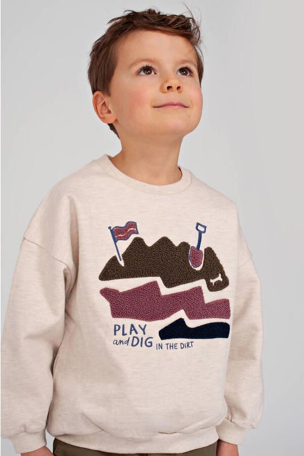 Sturdy sweater Rock the Earth offwhite