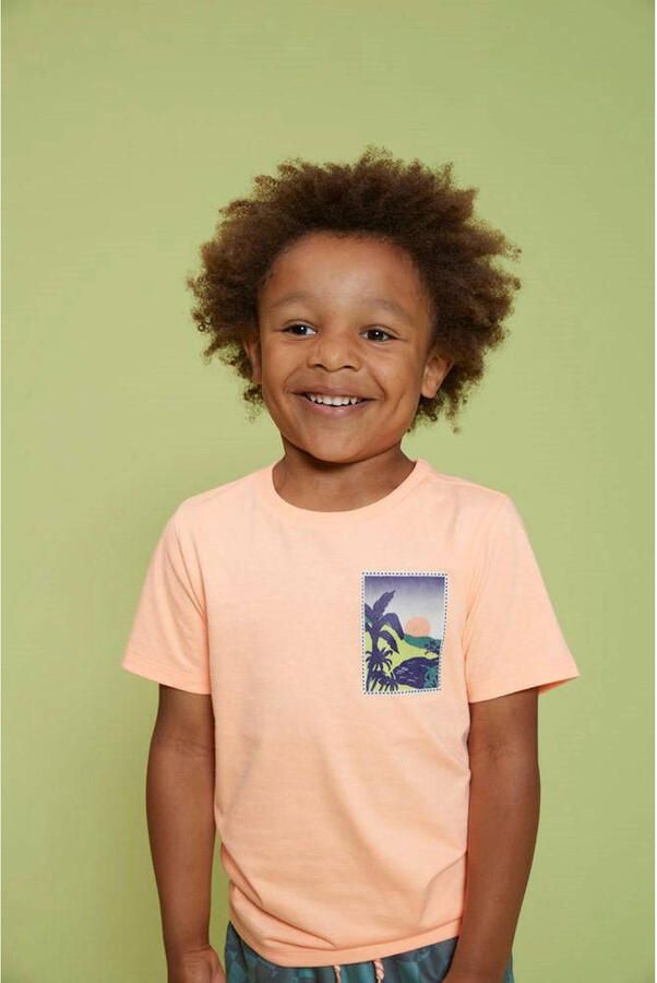 Sturdy T-shirt Lagoon Legends neon oranje