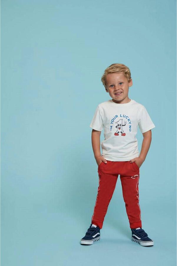 Sturdy T-shirt Run the Day ecru