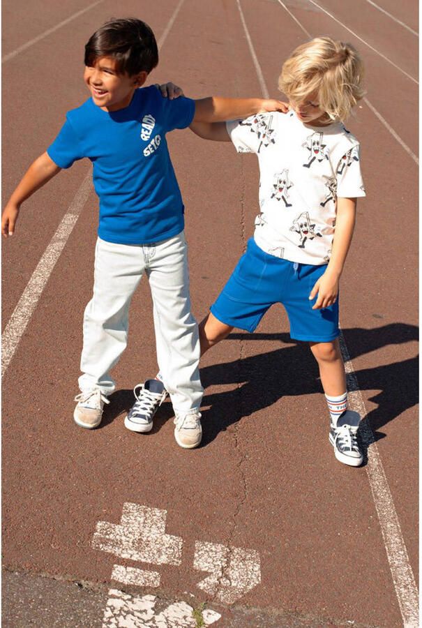 Sturdy T-shirt Run the Day blauw - Foto 3