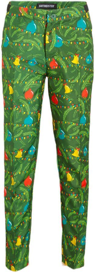 Suitmeister kostuum Christmas Green Tree Light Up groen Jongens Polyester Reverskraag 134 152 - Foto 3