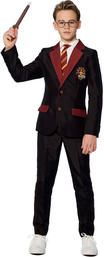 Suitmeister kostuum Harry Potter Gryffindor™ zwart bordeaux Jongens Polyester Reverskraag 122 140
