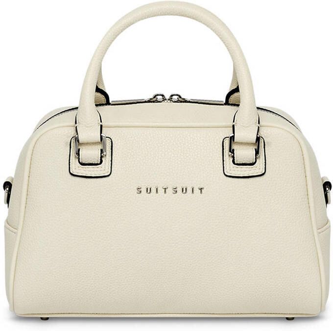 SUITSUIT leren handtas Fabulous Fifties wit