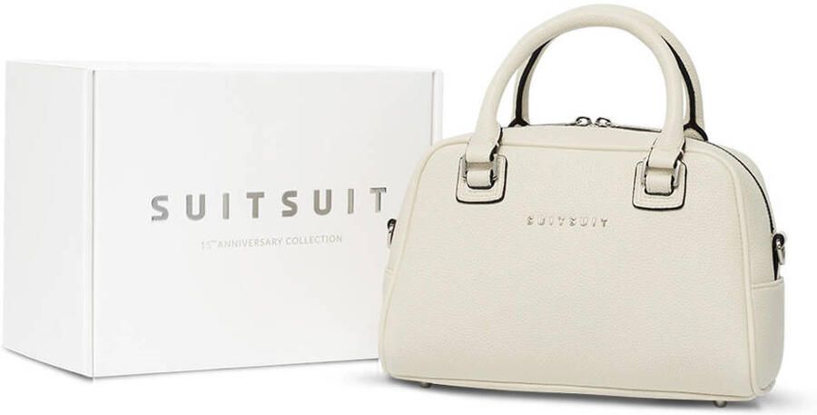 SUITSUIT leren handtas Fabulous Fifties wit - Foto 3