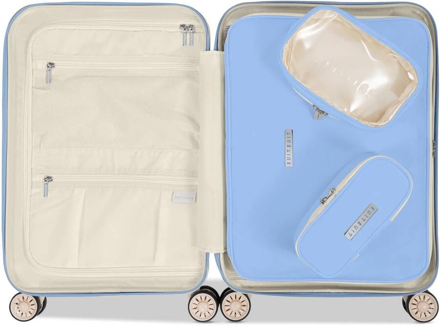 SUITSUIT packing cubes Fab Fifties 55 cm. Chambray Blue (set van 3)