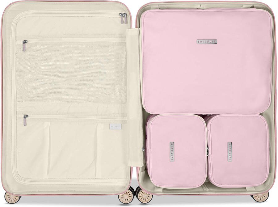 SUITSUIT packing cubes Fab Fifties 66 cm. Pink Dust (set van 3)
