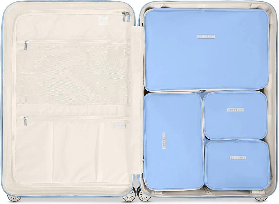 SUITSUIT packing cubes Fab Fifties 76 cm. Chambray Blue (set van 4)