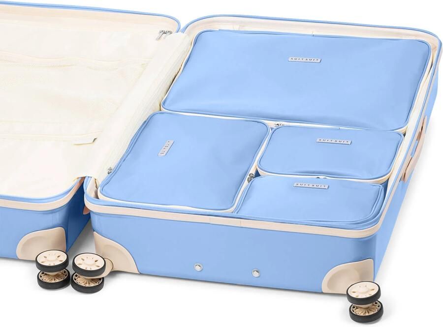 SUITSUIT packing cubes Fab Fifties 76 cm. Chambray Blue (set van 4) - Foto 2