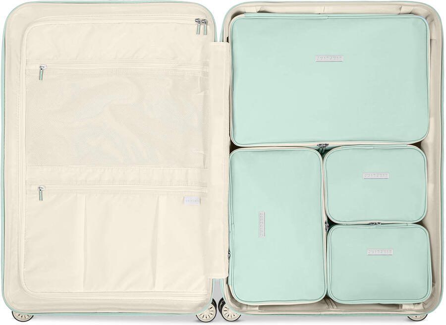 SUITSUIT packing cubes Fab Fifties 76 cm. Luminous Mint (set van 4)