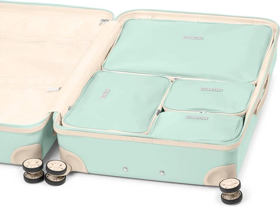 SUITSUIT packing cubes Fab Fifties 76 cm. Luminous Mint (set van 4) - Foto 2
