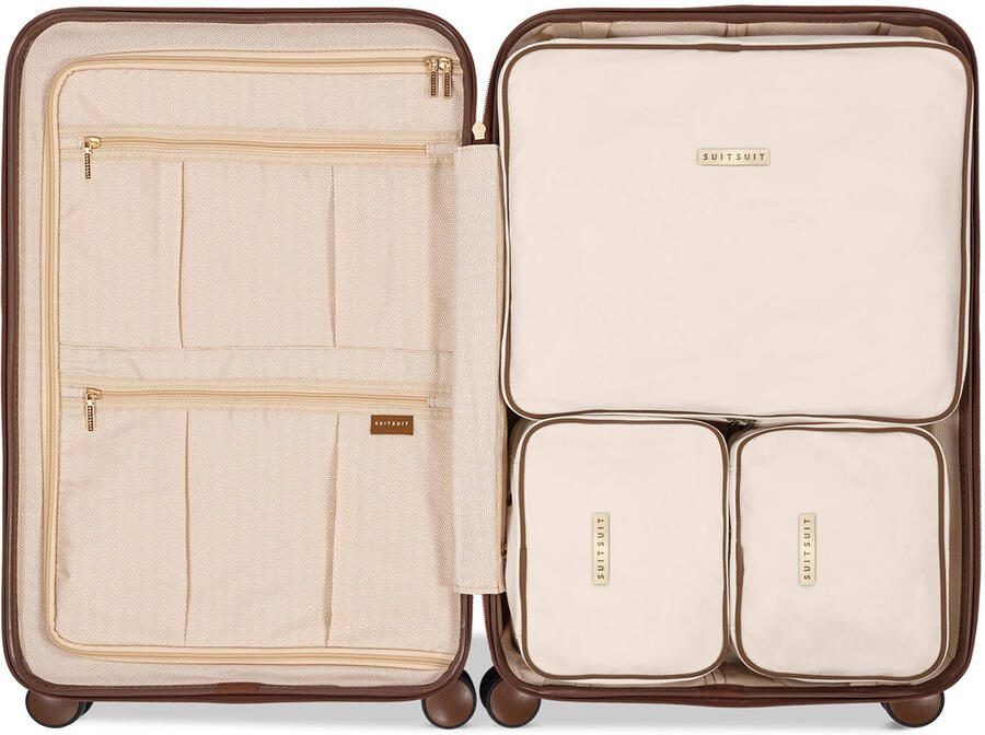 SUITSUIT packing cubes Fab Seventies 66 cm. Antique White (set van 3)