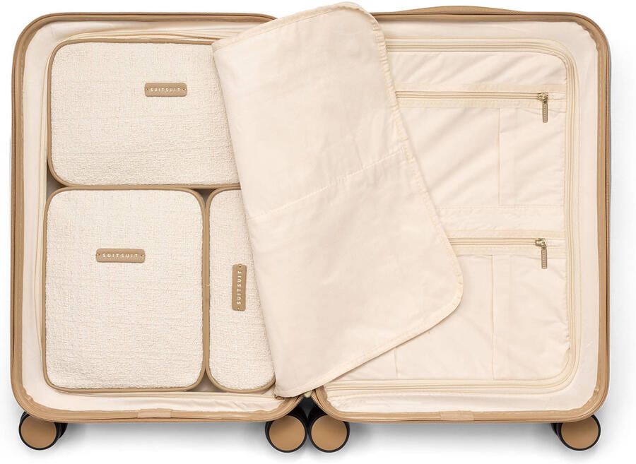 SUITSUIT packing cubes Fusion 55 cm. Sloppy Cotton (set van 3)