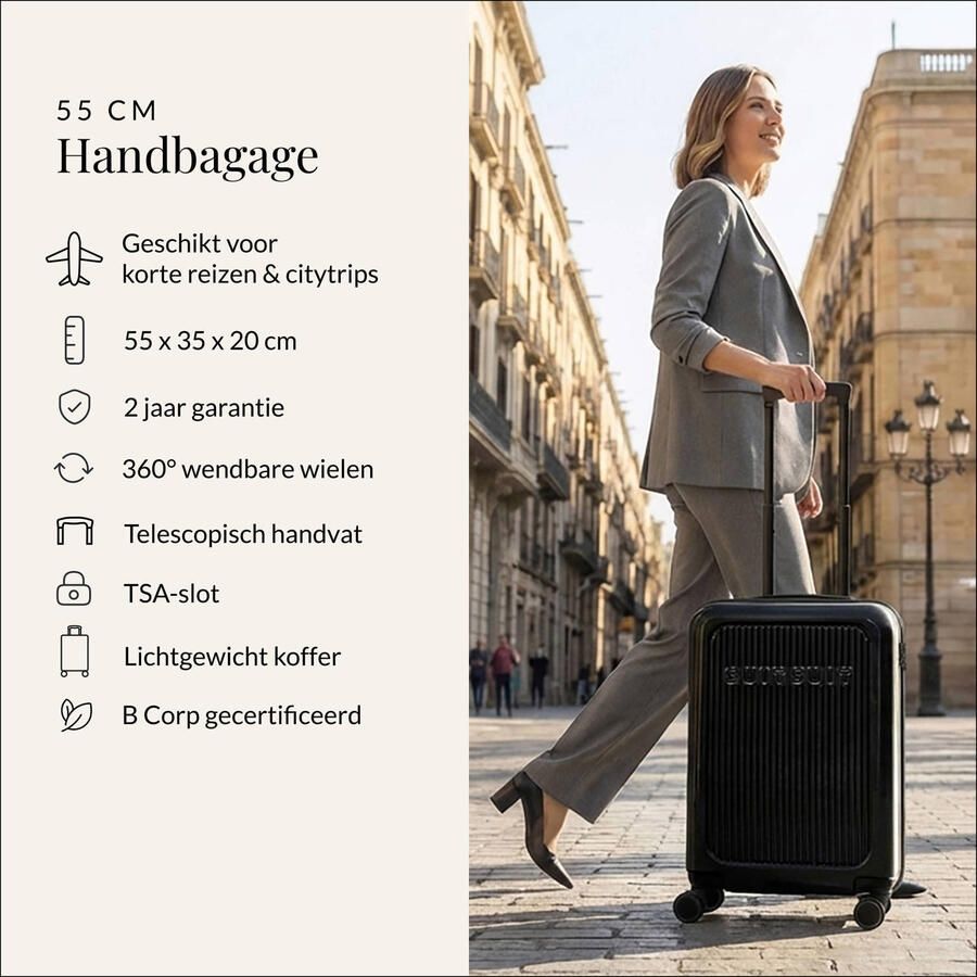 SUITSUIT trolley Caretta 55 cm. Shadow Black - Foto 2