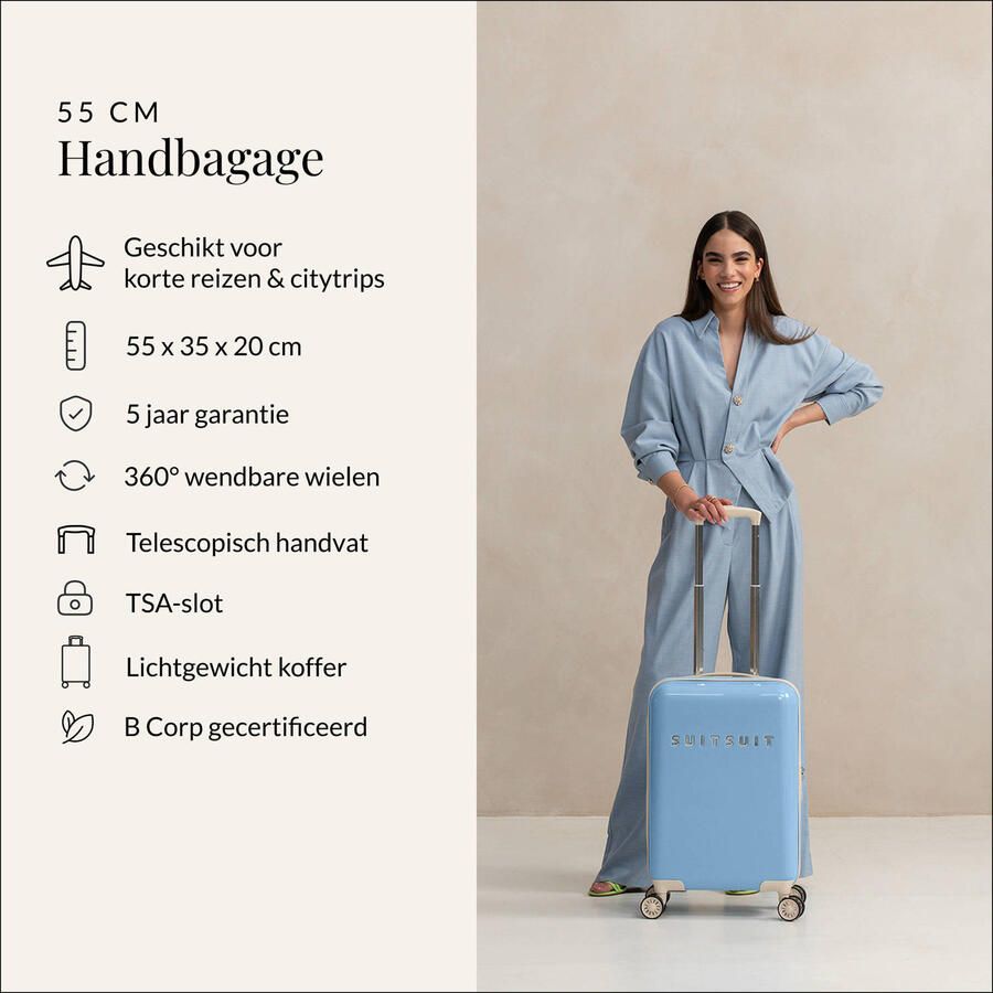SUITSUIT trolley Fabulous Fifties 55 cm. Chambray Blue - Foto 2