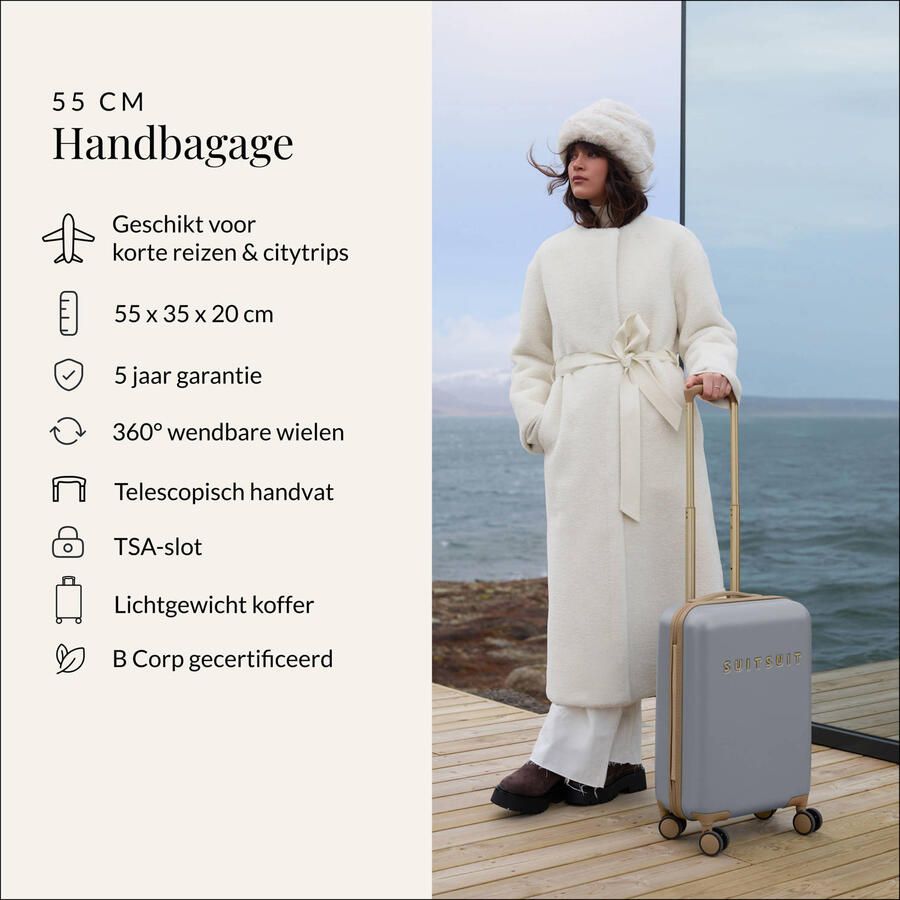 SUITSUIT trolley Fusion 55 cm. Frosted Grey - Foto 3