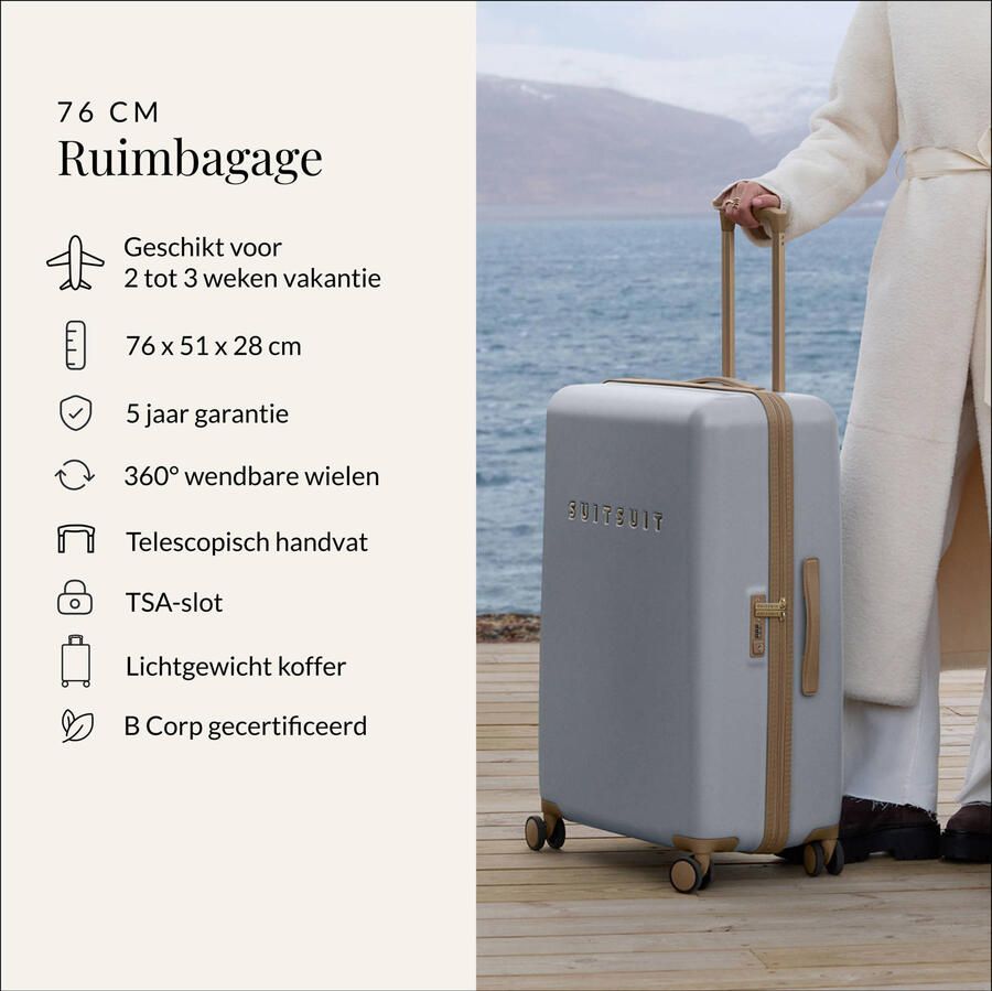 SUITSUIT trolley Fusion 76 cm. Frosted Grey - Foto 2