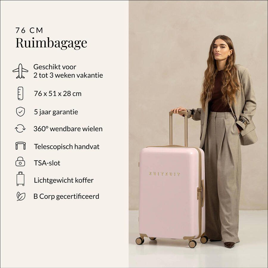 SUITSUIT trolley Fusion 76 cm. Rose Pearl - Foto 2